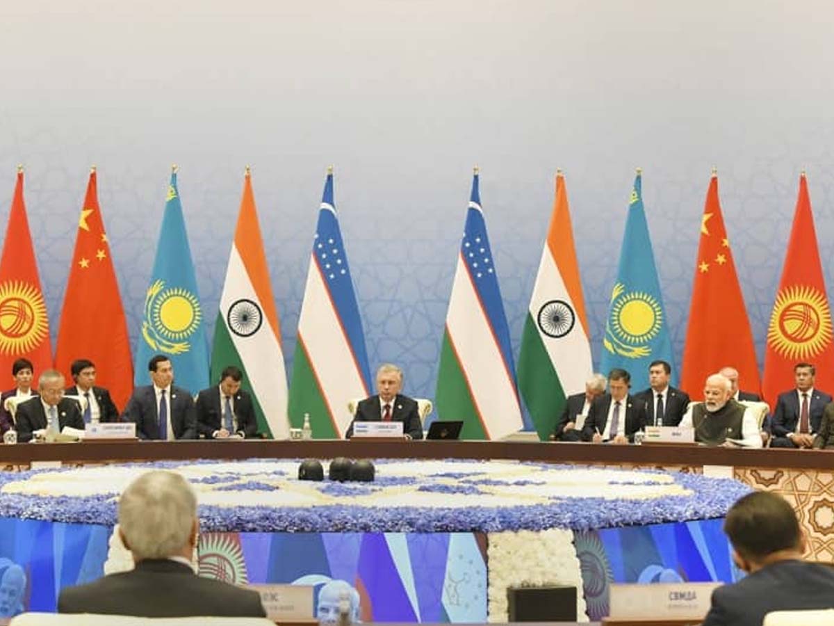 SCO Summit 2023 Summit of the SCO Council of Heads of State today SCO