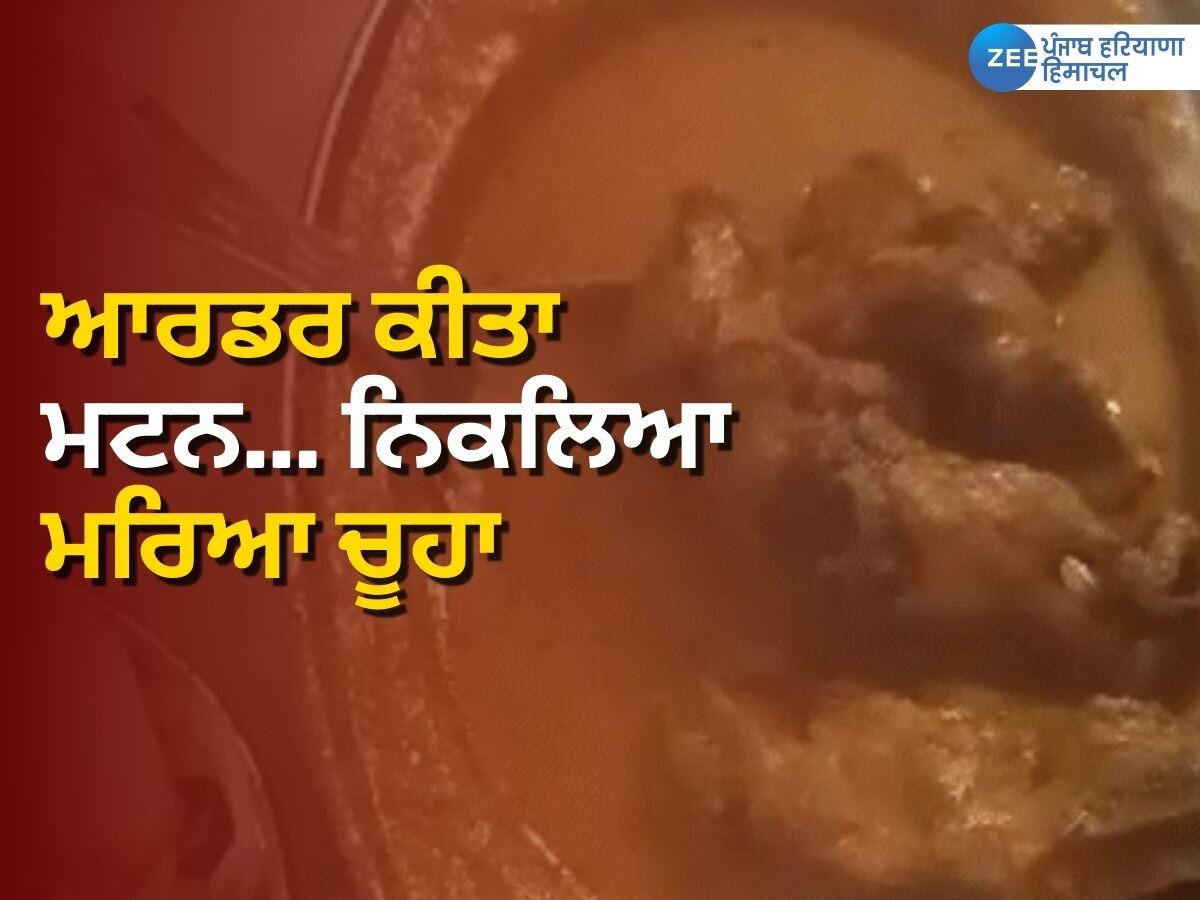 Viral News: ਖਾਣ ਤੋਂ ਪਹਿਲਾਂ ਰਹੋ ਸਾਵਧਾਨ! ਢਾਬੇ 'ਤੇ ਆਰਡਰ ਕੀਤਾ ਮਟਨ... ਨਿਕਲਿਆ ਮਰਿਆ ਚੂਹਾ! ਵੀਡੀਓ ਹੋਈ ਵਾਇਰਲ