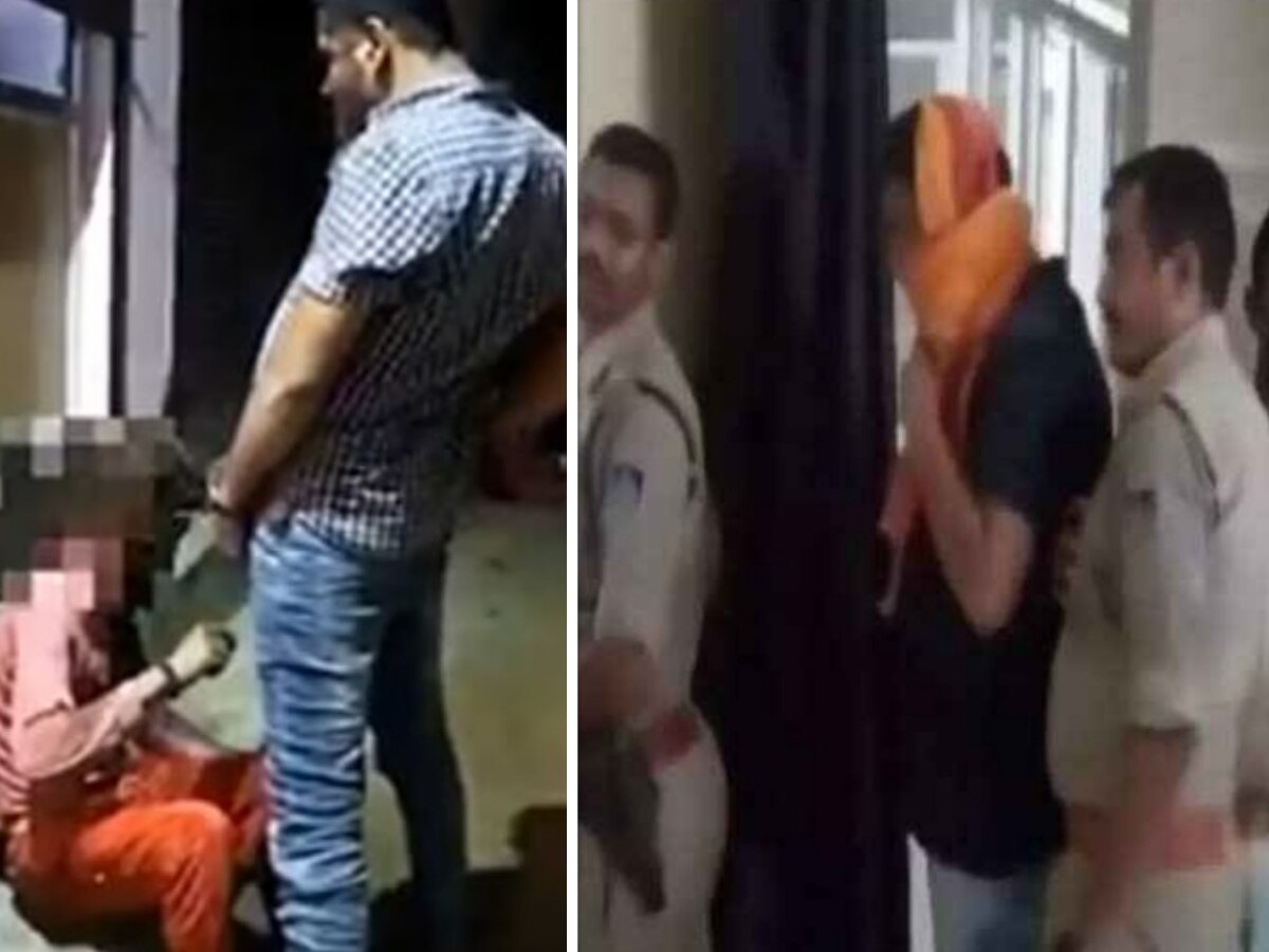 मध्य प्रदेश में आदिवासी युवक पर पेशाब करने वाले शख्स को पुलिस ने किया गिरफ्तार, गुस्से में लोग