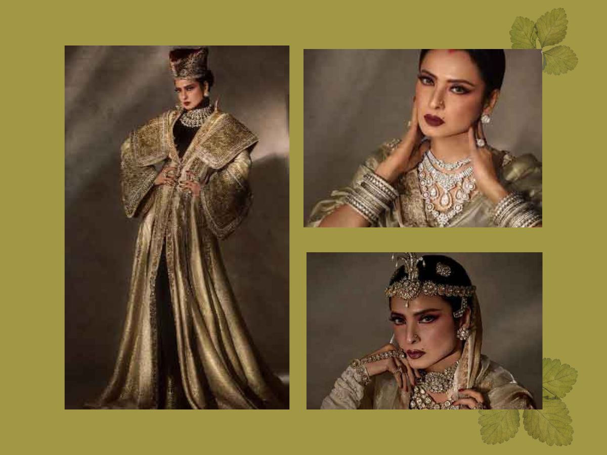 Rekha stunning photoshoot for vogue arabia magazine |Rekha Stunning ...