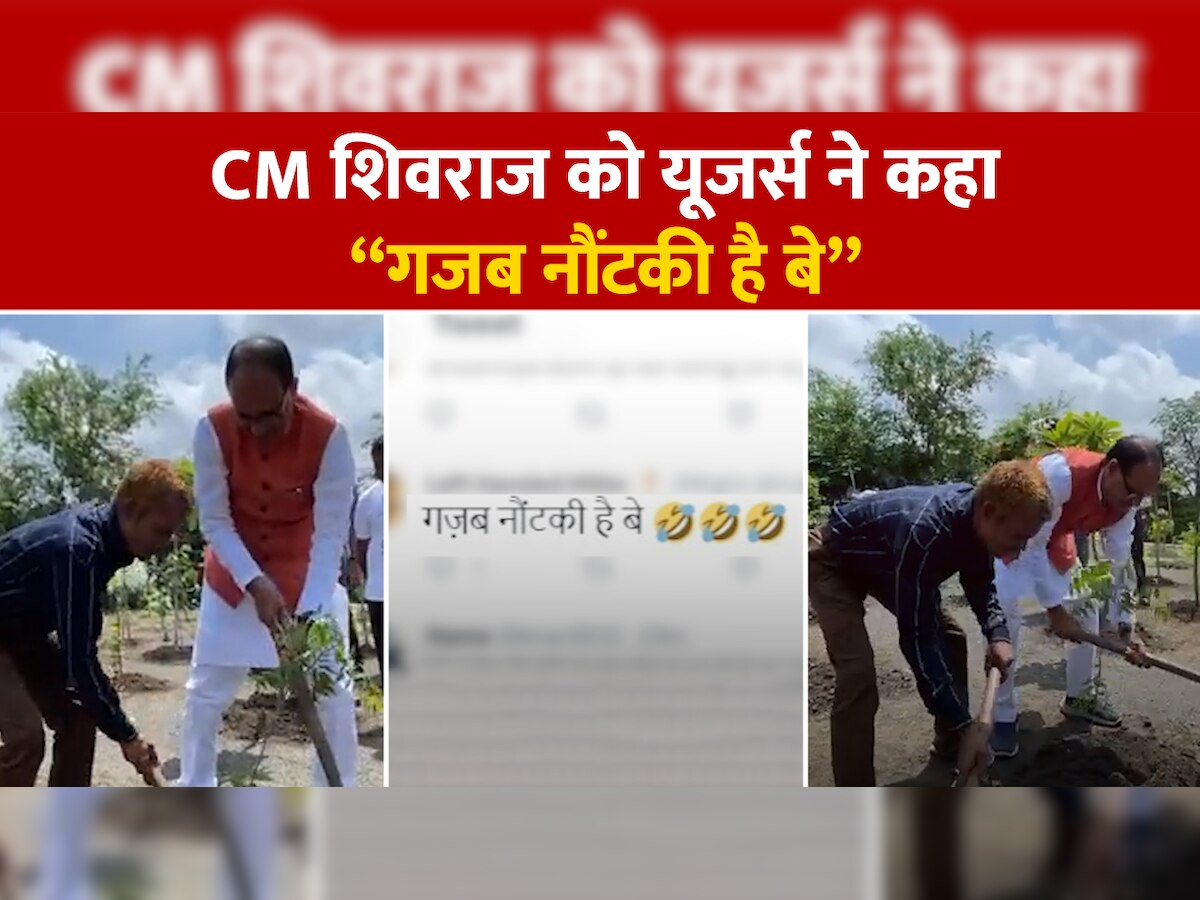 Sidhi Urination Case: CM शिवराज ने पैर धोने के बाद पेड़ लगाने का वीडियो किया वायरल, यूजर्स ने कहा 'गजब नौंटकी है बे'