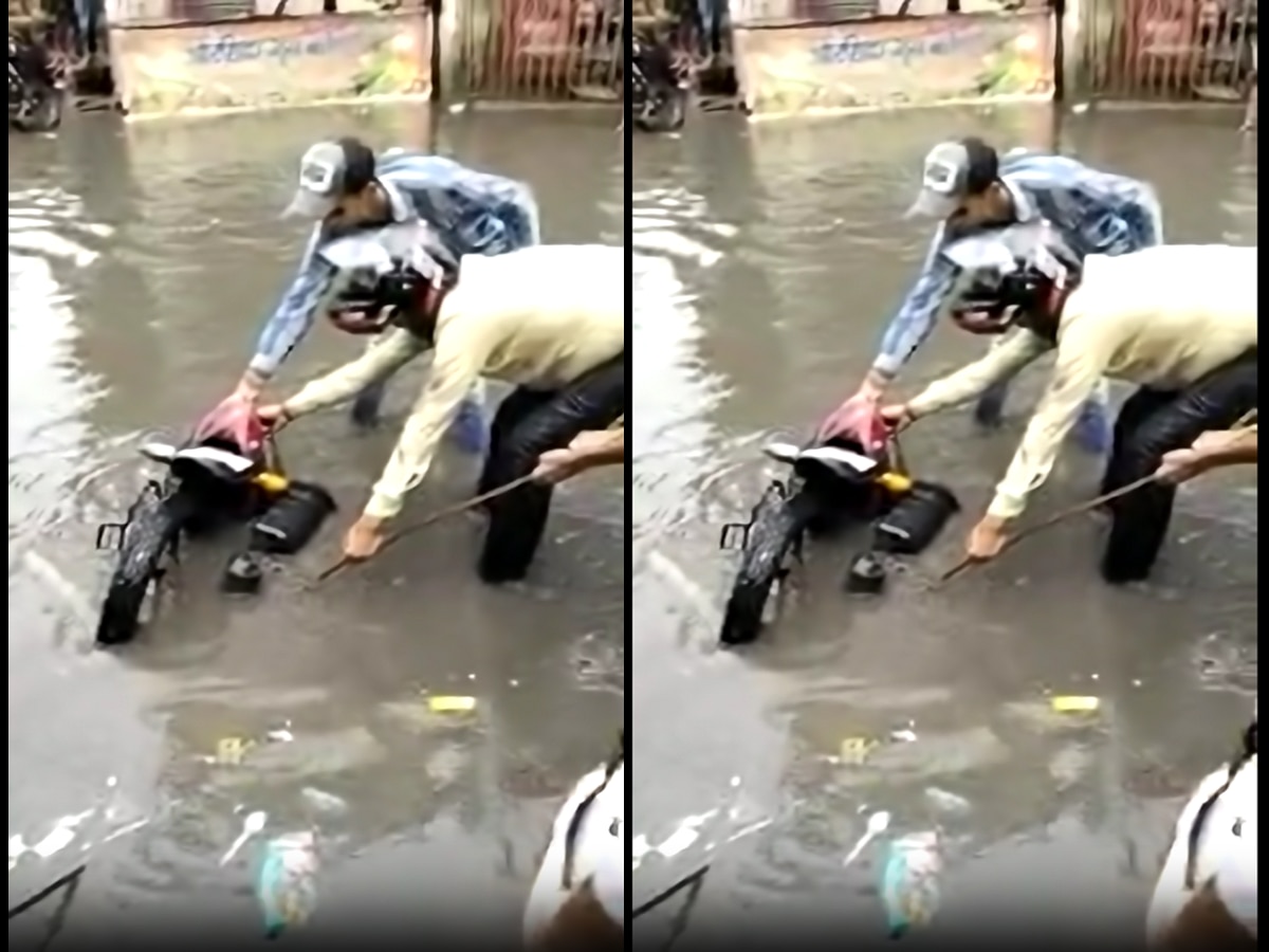 Delhi Rain: गर्मी से तो राहत, लेकिन आफत लाई बारिश, निर्माणाधीन नाले में गिरकर शख्स जख्मी