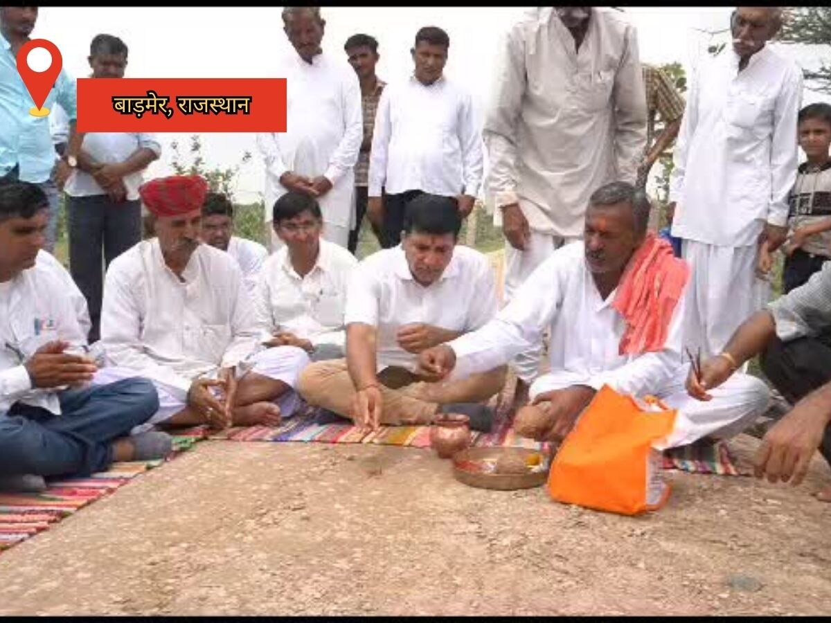 Barmer news: पूर्व राजस्व मंत्री व विधायक ने भूमिपूजन के साथ की सड़क निर्माण कार्य की शुरुआत