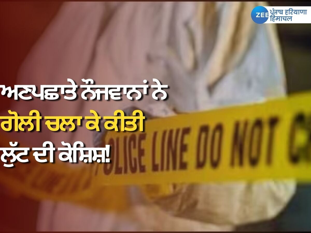 Punjab News: ਬੈਂਕ ਦੇ ਬਾਹਰ ਅਣਪਛਾਤੇ ਨੌਜਵਾਨਾਂ ਨੇ ਚਲਾਈ ਗੋਲੀ, ਕੀਤੀ ਲੁੱਟ ਦੀ ਕੋਸ਼ਿਸ਼! ਵੇਖੋ CCTV ਫੋਟੇਜ