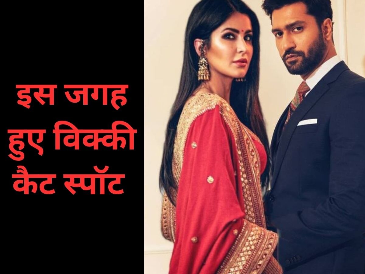 हवा में घुला इश्क का जादू, Katrina Kaif और  Vicky Kaushal इस कदर हुए स्पॉट 