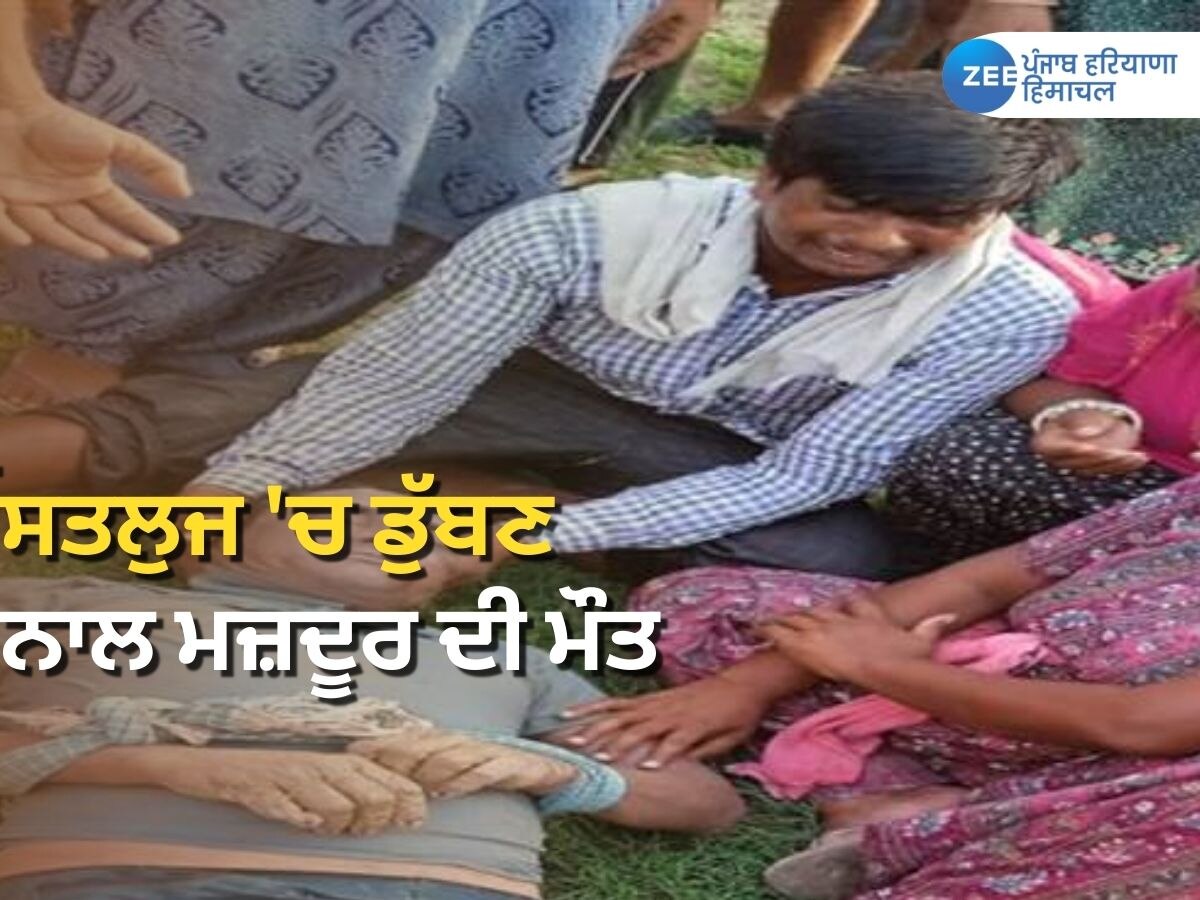 Ferozepur News: ਸਤਲੁਜ ਦਰਿਆ 'ਤੇ ਪੁਲ ਪਾਰ ਕਰਦੇ ਸਮੇਂ ਡੁੱਬਣ ਨਾਲ ਮਜ਼ਦੂਰ ਦੀ ਮੌਤ