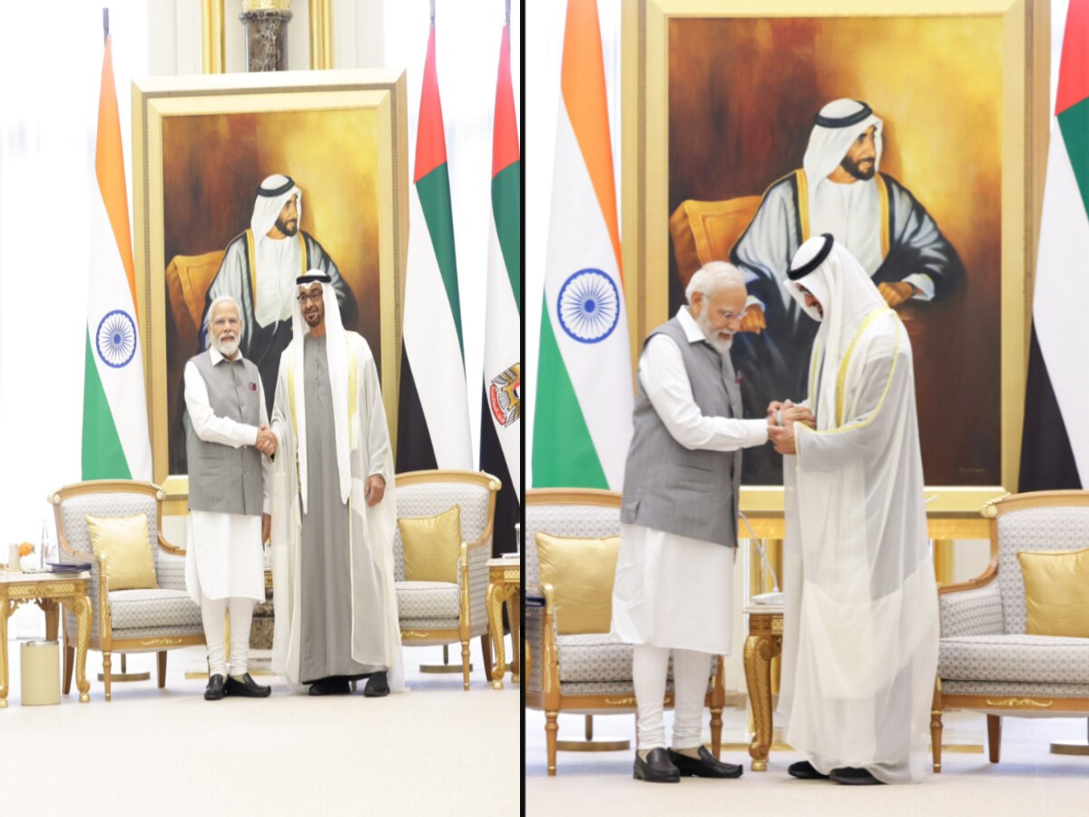 प्रधानमंत्री मोदी का UAE दौरा; राष्ट्रपति से की मुलाक़ात, कई समझौतों पर हस्ताक्षर 