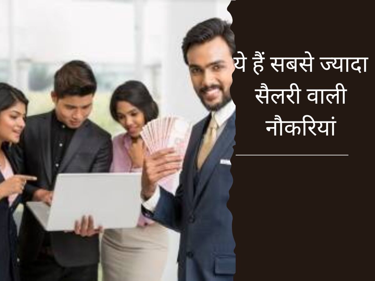 High Salary Jobs Best Field To Get Highest Salary Jobs For 12th 
