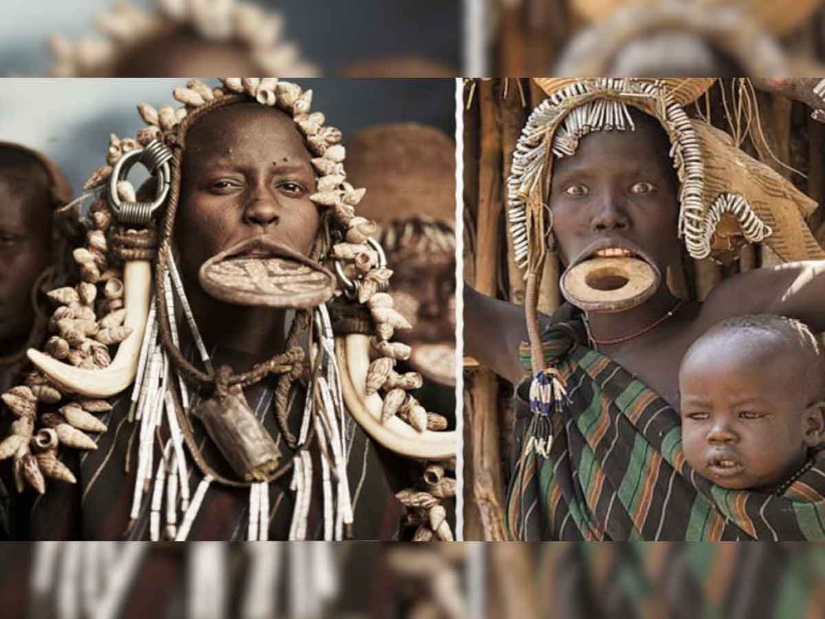 Mursi People Why do the women of this tribe wear lip plates on their lips, what is the secret