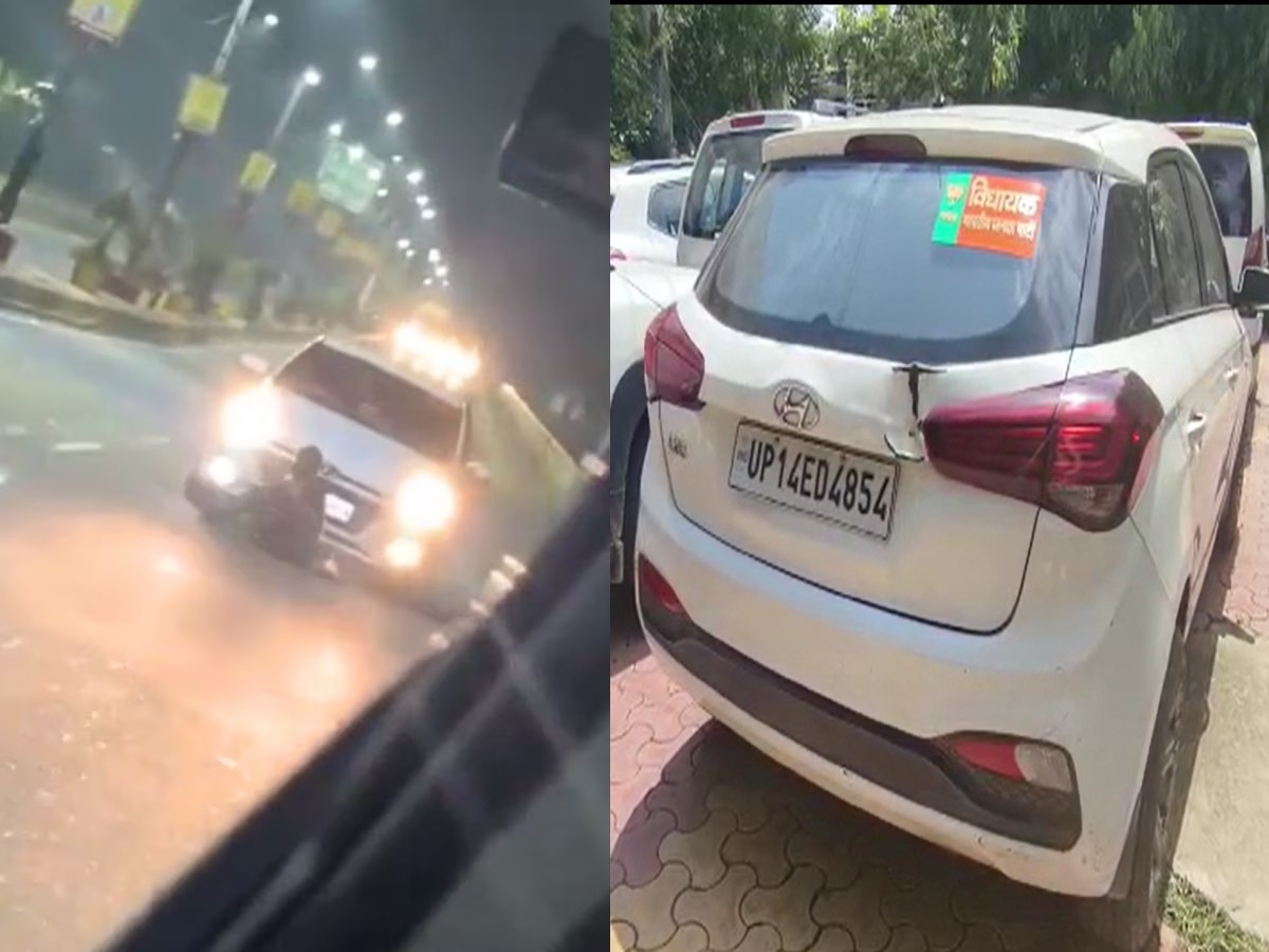 Ghaziabad Video: गाजियाबाद में कार चालाक ने सड़क पर बैठे आदमी को रौंदा, फोन में कैद हुआ मौत का लाइव वीडियो 