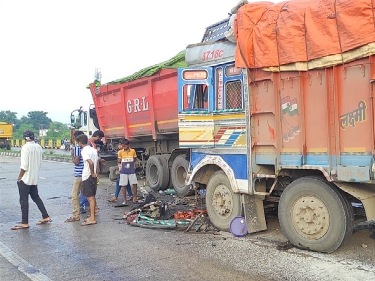 Fierce collision between truck and tanker on NH 31, driver died on the