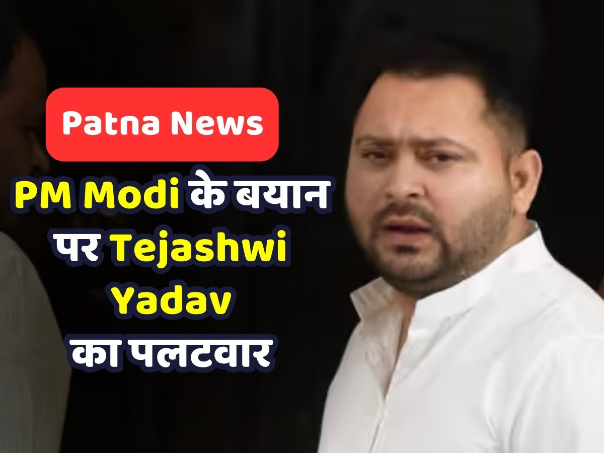 Patna Bihar Deputy Cm Tejashwi Yadav Retaliated On Pm Narendra Modi Statement And Nda Meeting