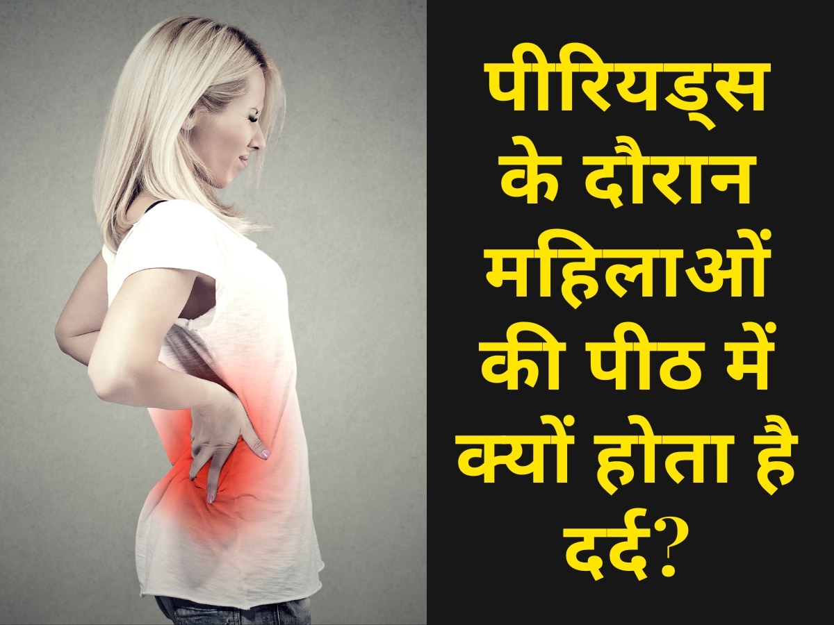 Women's Health: जानिए क्यों पीरियड्स के दौरान महिलाओं की पीठ में होता है दर्द? इस तरह पाएं छुटकारा
