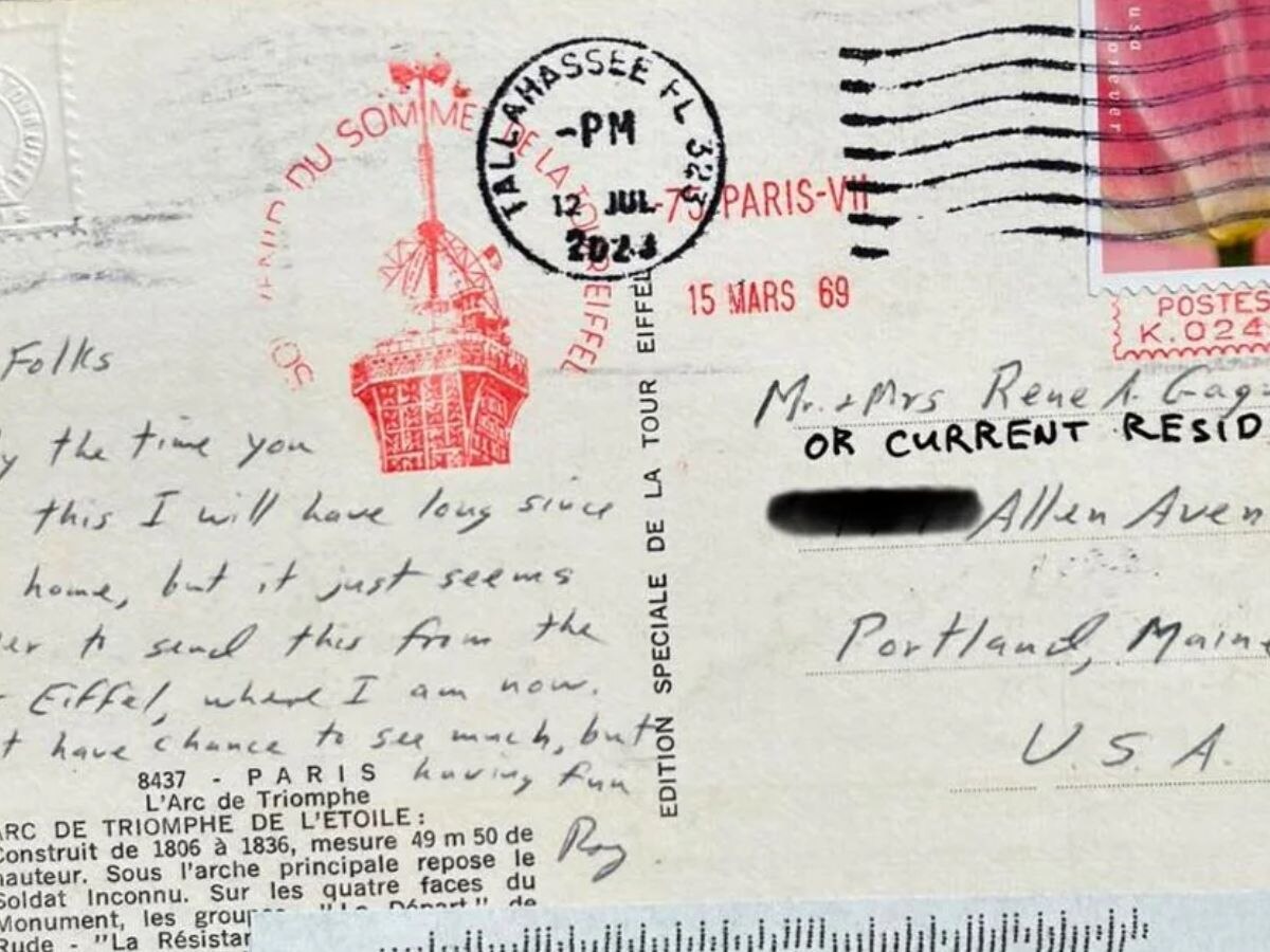 Paris से 1969 में पोस्टकार्ड भेजा गया..अब जाकर पहुंचा, कुछ ऐसा लिखा था कि हुआ वायरल!