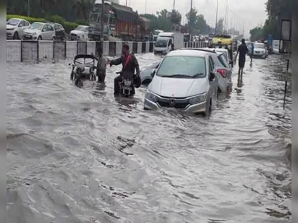 Haryana Weather Update Rain lashes many parts sonipat rewari Gurugram ...