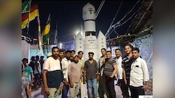 मोहर्रम पर जगाई देशभक्ति की अलख, चंद्रयान-3 रॉकेट के रूप में बनाई ताजिया