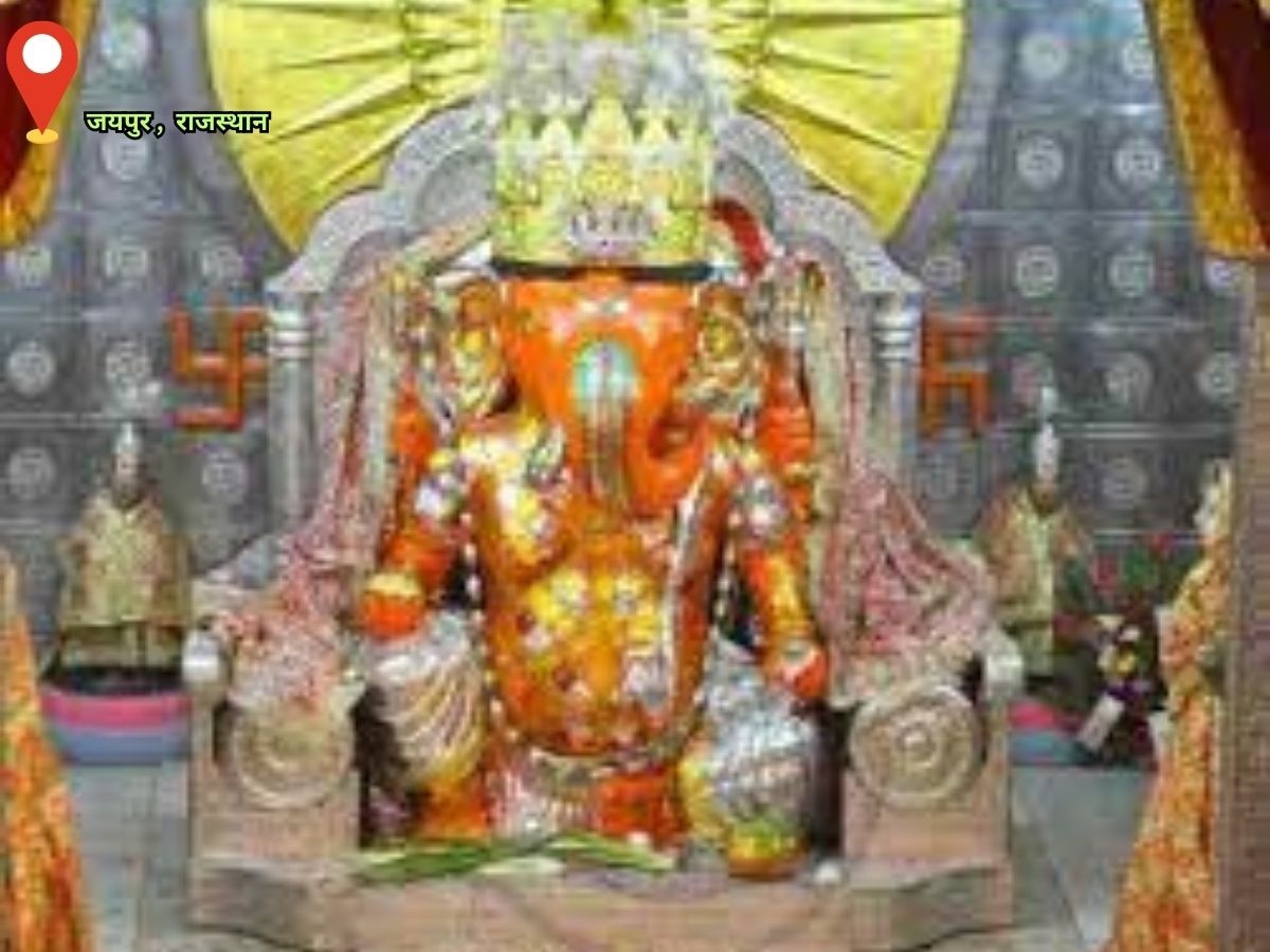 Jaipur news:राष्ट्रीय अध्यक्ष जेपी नड्डा पहुंचे मोती डूंगरी गणेश मंदिर, देश प्रदेश के खुशहाली की कामना