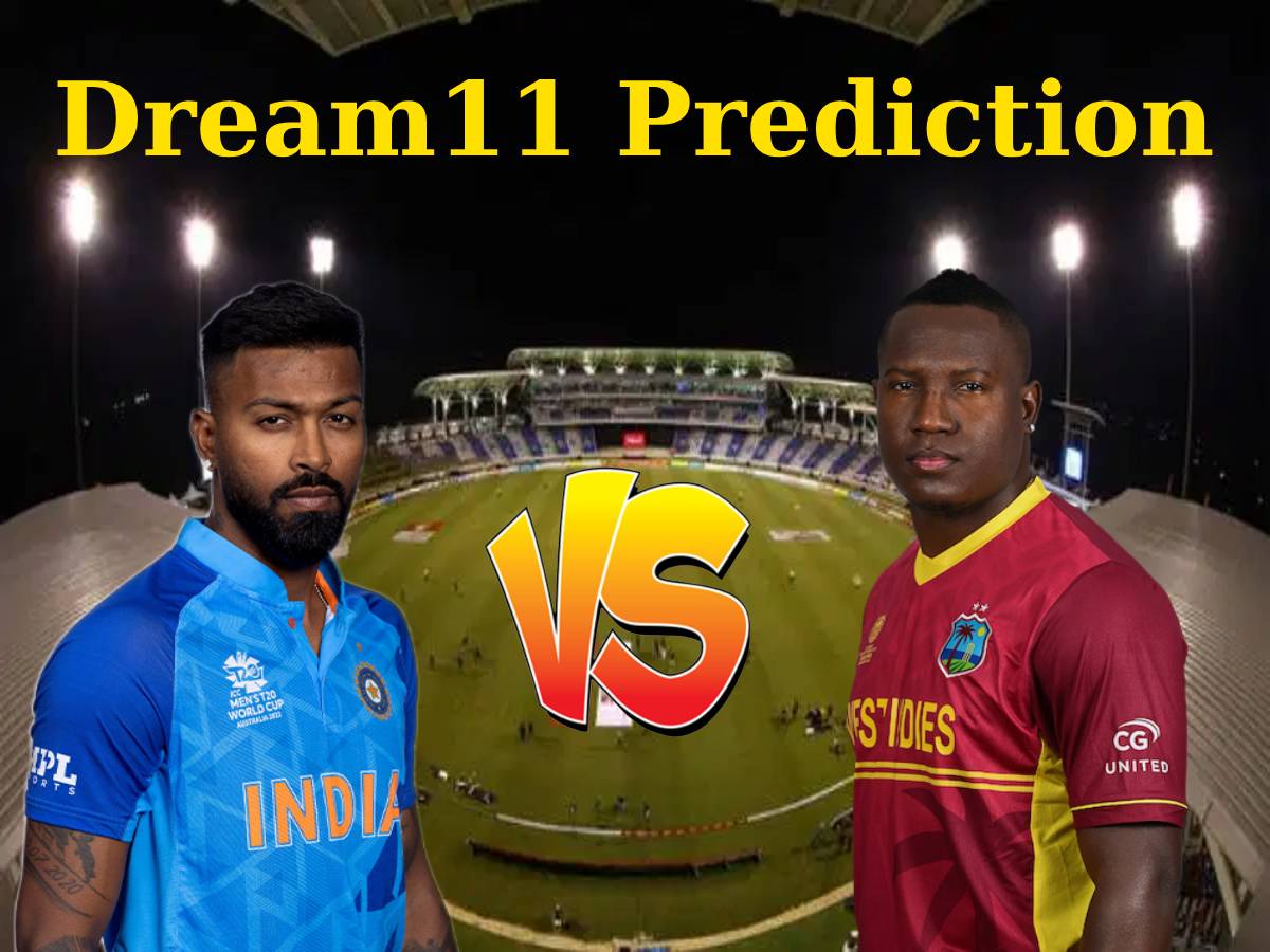 WI vs IND Dream11 Prediction: पहले टी20 में ऐसे बनाएं फैंटसी टीम, जानें पिच रिपोर्ट और प्लेइंग 11 WI vs IND Dream11 Prediction: पहले टी20 में ऐसे बनाएं फैंटसी टीम, जानें पिच रिपोर्ट और प्लेइंग 11