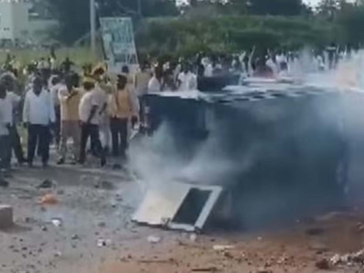 चंद्रबाबू नायडू की रैली में 20 पुलिसकर्मी घायल, इसलिए निकाली थी रैली