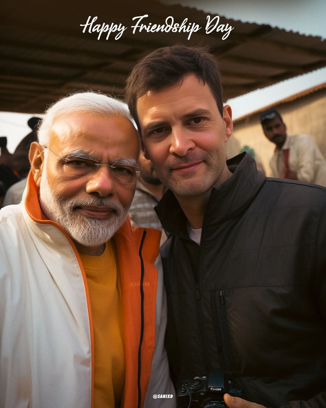 Rahil Mothi How PM Modi and Rahul Gandhi will look as friends AI artist shows ...