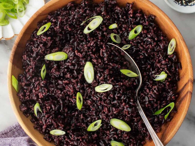 Black Rice benefit farmer earning more from black rice | काले चाव ले ...