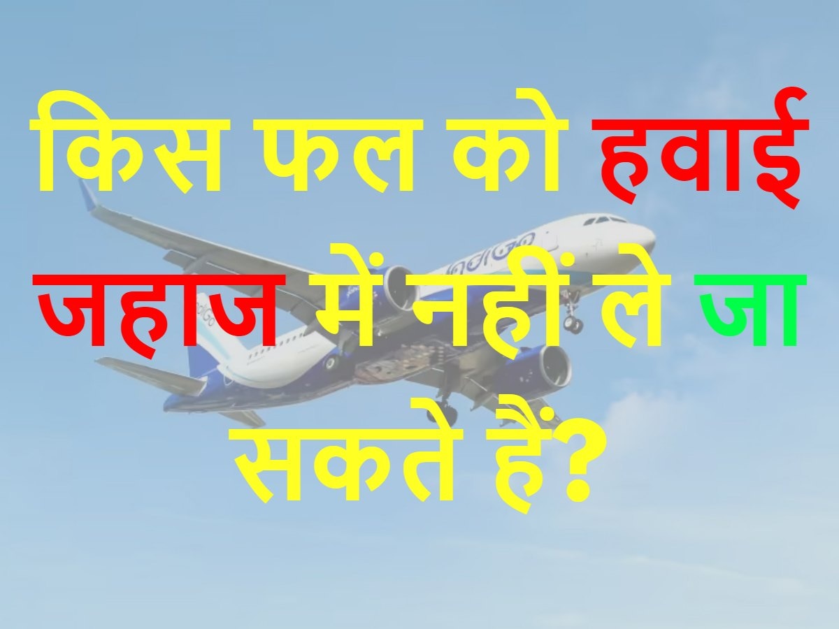 Quiz: किस फल को हवाई जहाज में नहीं ले जा सकते हैं?