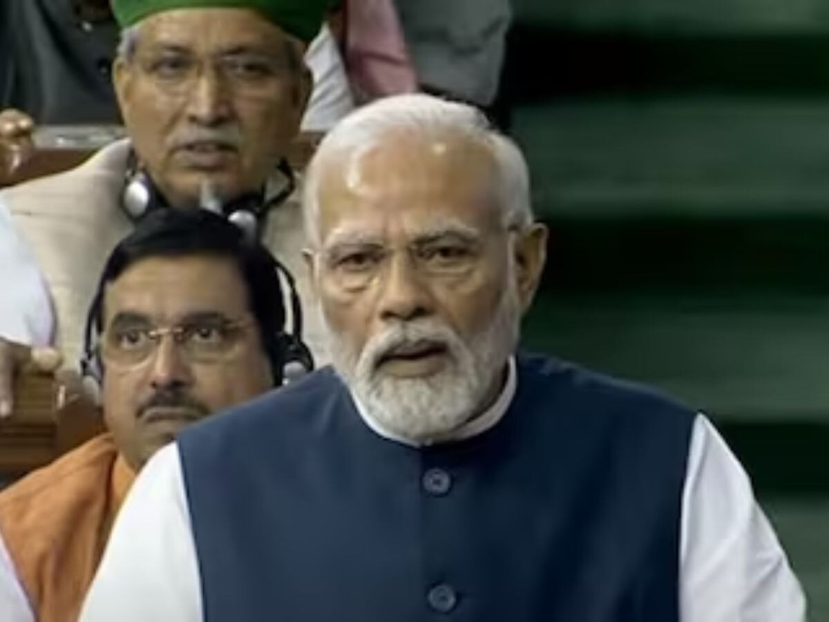 PM Modi Live in Lok Sabha