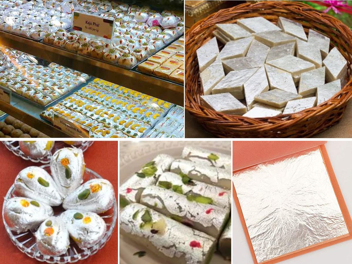 GK Silver Work How is Chandi ka vark applied on sweets and idols know