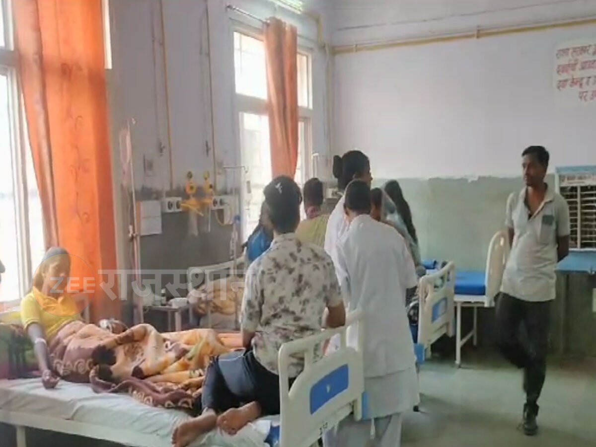 चित्तौड़गढ़:दूषित खानपान से फिर से बिगड़ी पांच छात्राओं की ताबीयत,अस्पताल में करवाया भर्ती