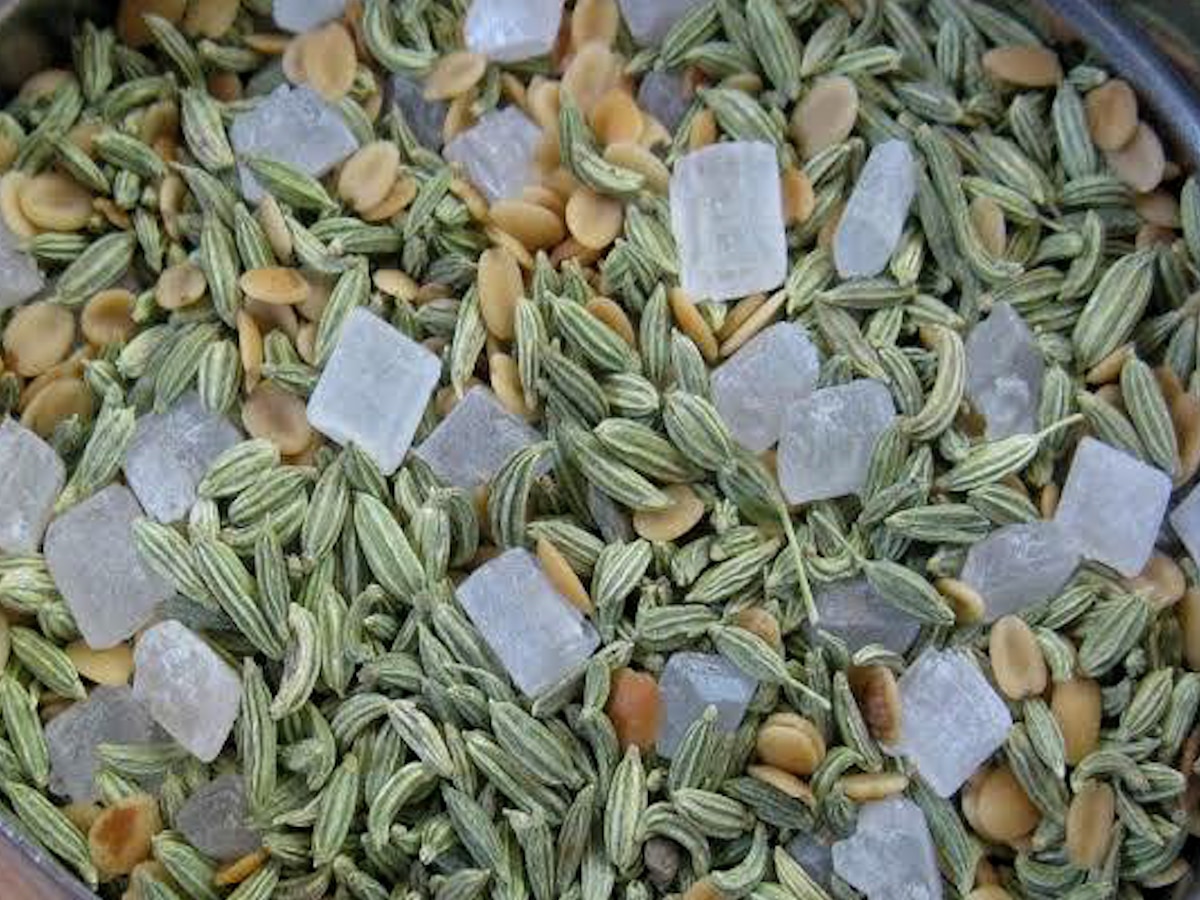 Health Benefits of eating Alomond Fennel seeds and Mishri Mixture khane