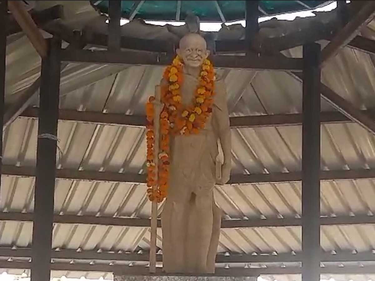 नागौर में एक तिरंगे को तरसता रहा राष्ट्रपिता महात्मा गांधी का स्मारक, किसी ने नहीं ली सुध
