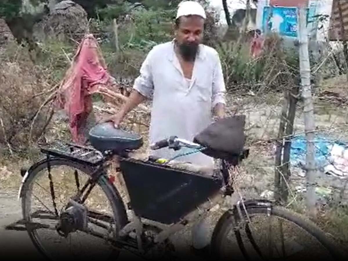 इस मुस्लिम शख्स ने किया कारनामा, साइकिल को दे दिया नया रूप, देखने वालों की लगी भीड़
