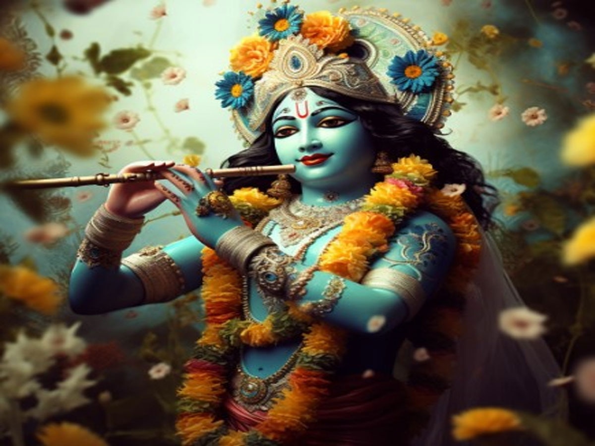 Lord Krishna Why Bhagwan Krishna Break His Flute Learn With Pictures Of Ai Lord Krishna आखिर