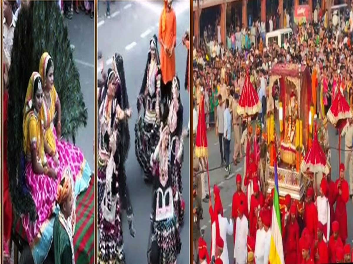 Jaipur: चांदी की पालकी पर सवार निकली बूढ़ी तीज माता की सवारी, देशी-विदेशी पर्यटकों को भाया  शाही अंदाज 