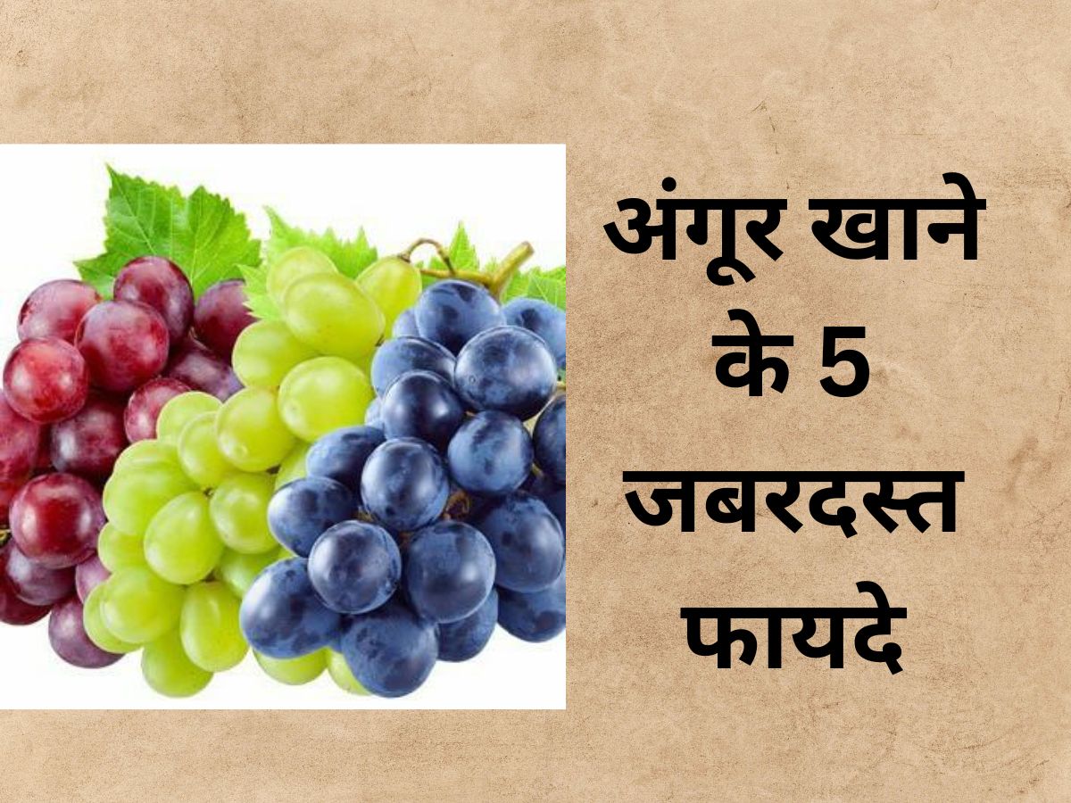 What are the Health Benefits of Green and Black Grapes hare aur kaale