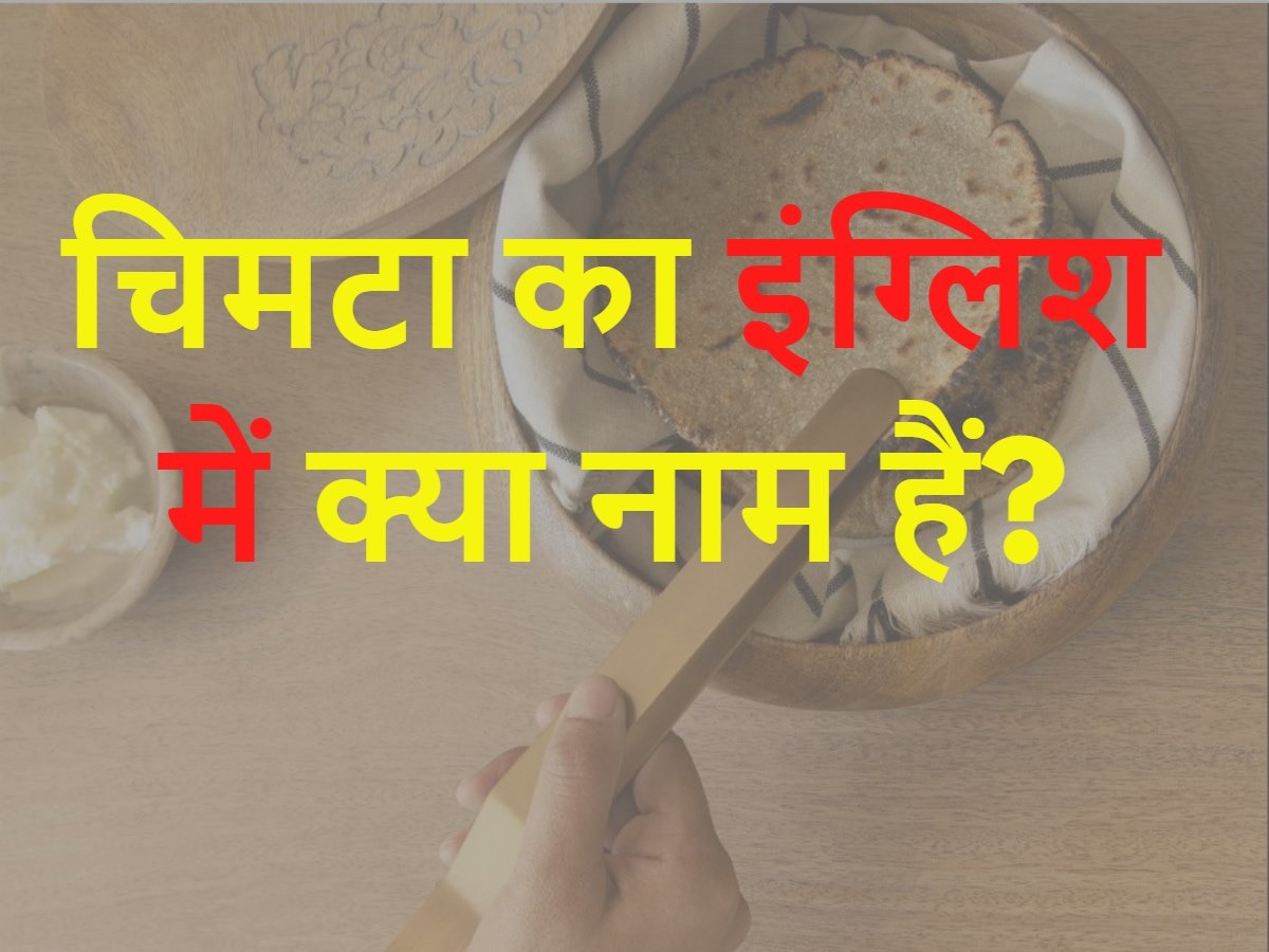 Quiz: रोटी सेंकने वाले चिमटा को अंग्रेजी में क्या कहते हैं?