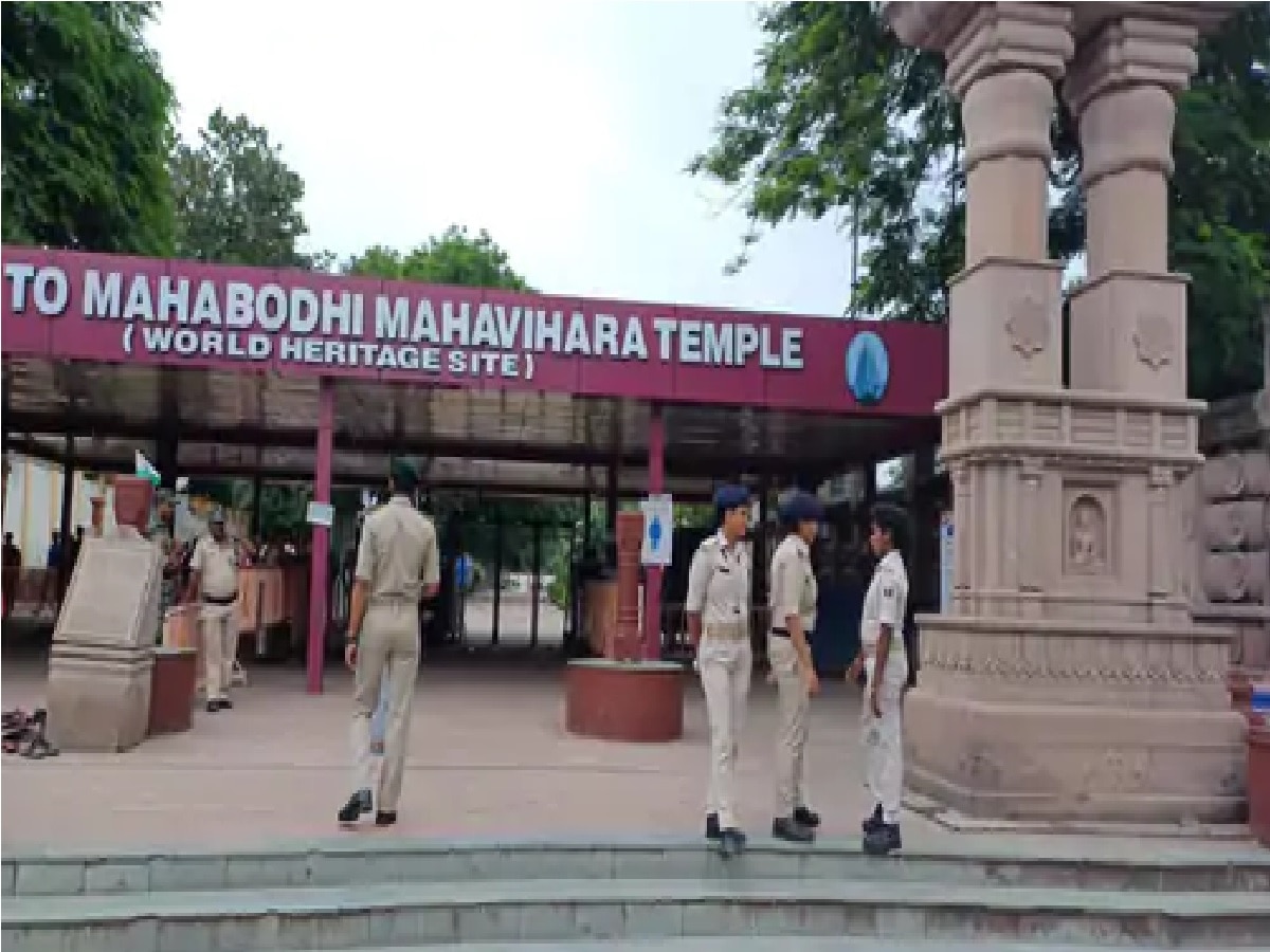 महाबोधि मंदिर में फायरिंग