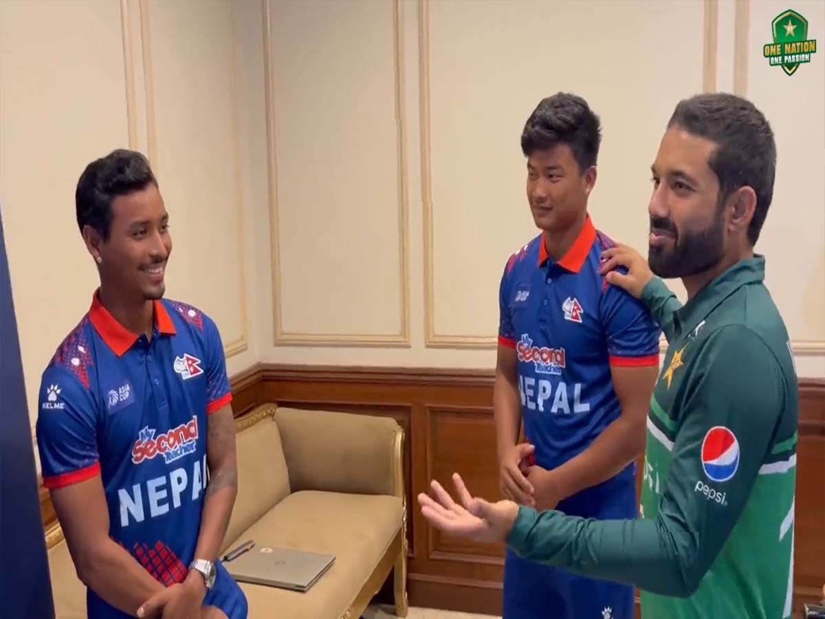 PAK vs NEP Match: मैच से पहले मोहम्मद रिजवान ने की नेपाल टीम से मुलाकात; कह डाली बड़ी बात