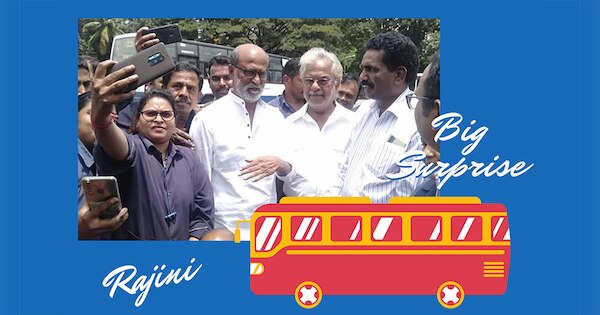 Rajinikanth Surprise Visit To Bangalore Bus Depot Work Before Films ...