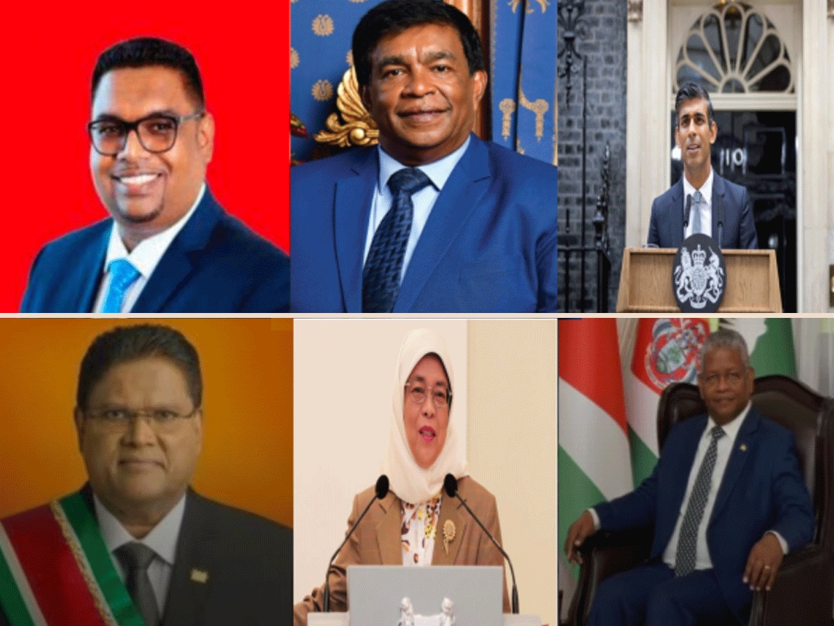 President or prime minister of these countries of world are Indian