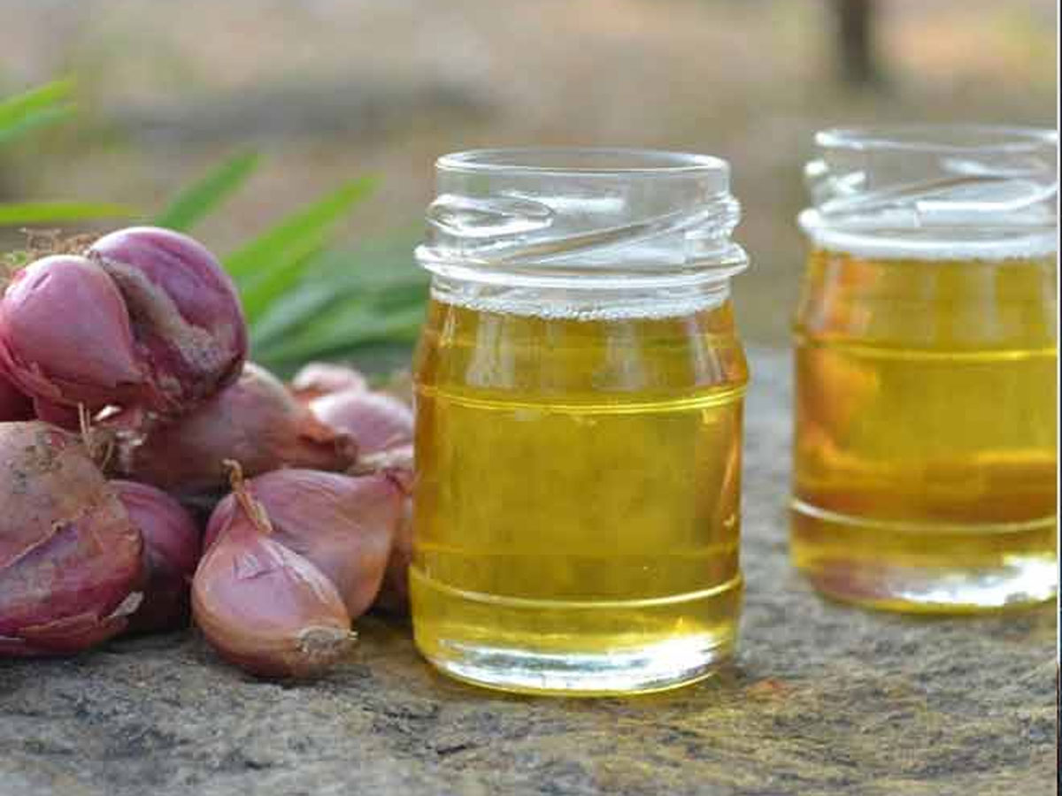 प्याज का रस और जैतून का तेल