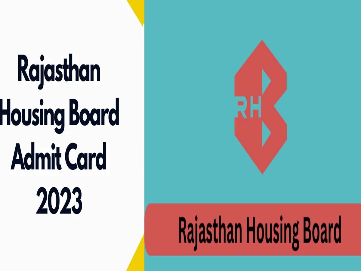 Rajasthan Housing Board Recruitment Admit Card 2023 Issued Housing