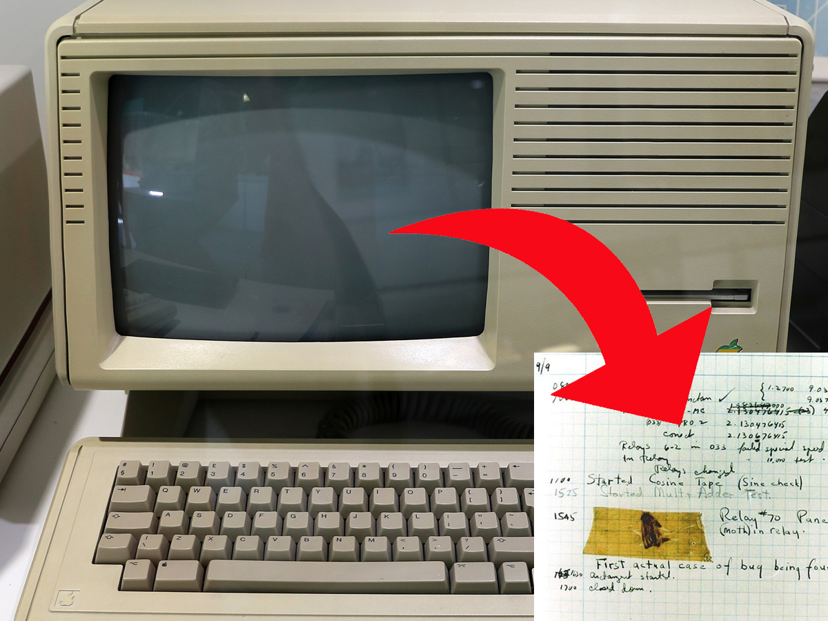 first computer bug was a actual insect which was found under hardware ...