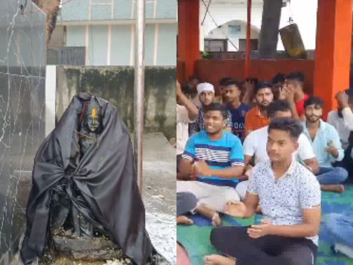 Amroha News: भगवान शनिदेव की मूर्ति हटाने पर भड़के लोग, रोडवेज अधिकारी के खिलाफ नारेबाजी