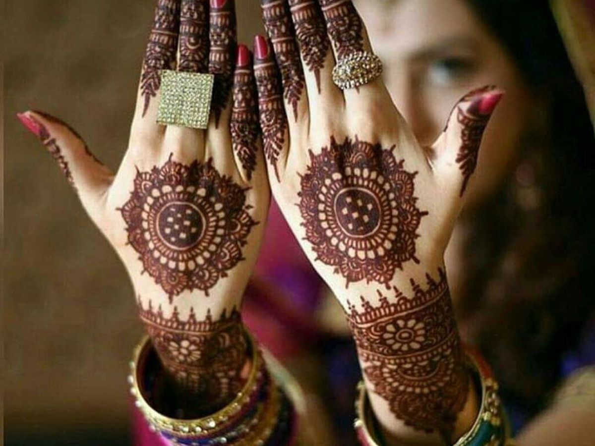 हर किसी की favourite 😍 दिल 💖 bali mehendi design | karwa chauth easy mehndi  design | simple mehendi - YouTube