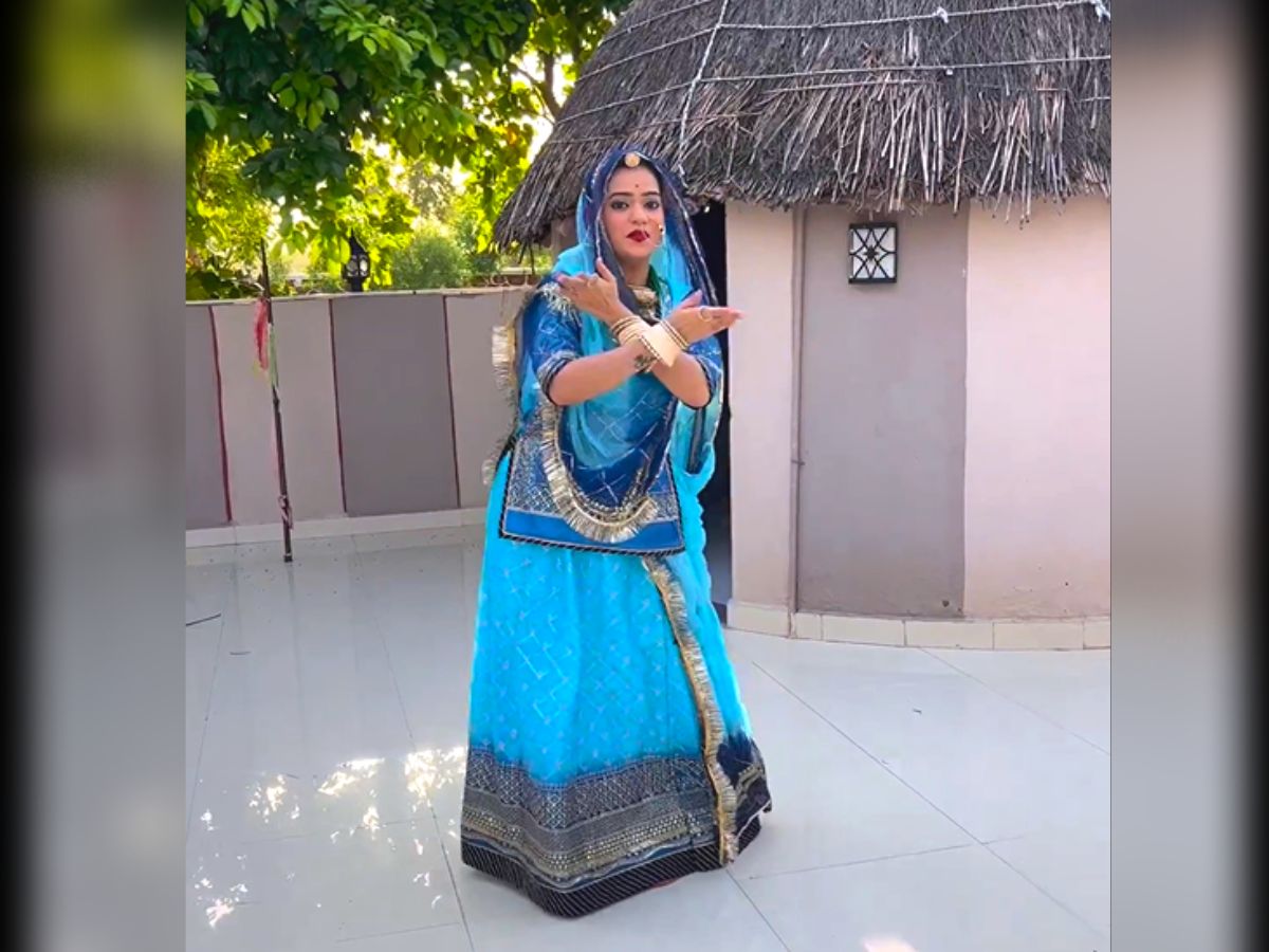Rajasthani dance video went viral on internet watch only on zee rajasthan |  Dance video: घाघरा चोली पहन भाभी ने किया राजस्थानी घूमर, प्यारा डांस देख  मदहोश हुए लोग| Zee News Hindi