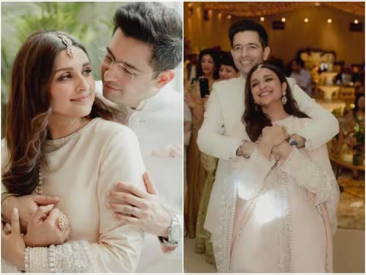 Parineeti Raghav Wedding:राघव चड्ढा के आवास पर कड़ी सुरक्षा के बीच शुरू हुई मेहंदी की रस्म, ऐसे सजा दुल्हन का घर