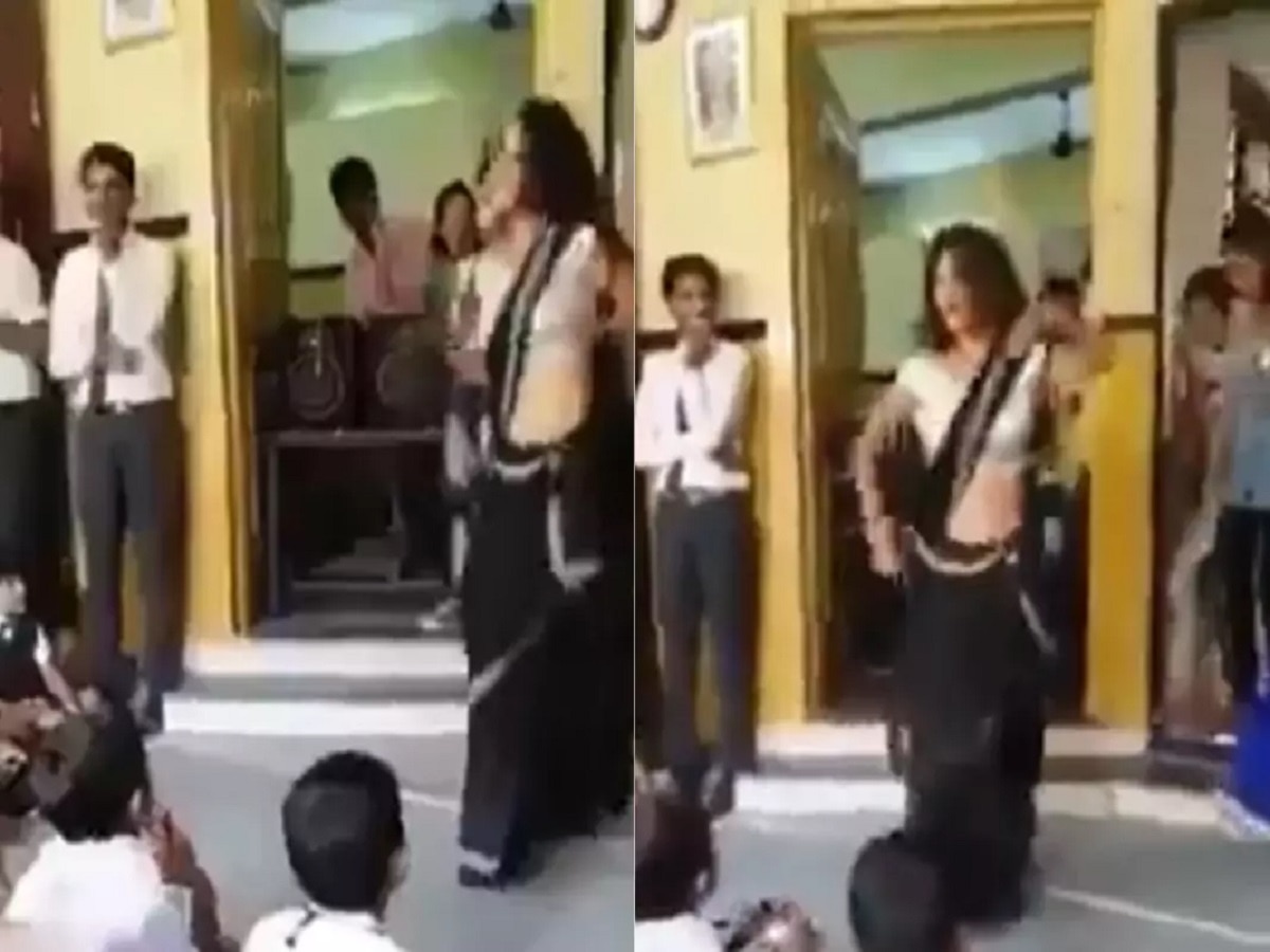 Viral Video: स्कूल में टीचर पर छाया सपना चौधरी का क्रेज, ठुमकों को देख शरमा गए छात्र