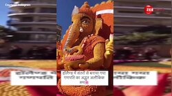 हॉलैंड में भक्तों ने संतरों से बना दी गणपति बप्पा की प्रतिमा, वीडियो देख दंग रह जाएंगे आप 