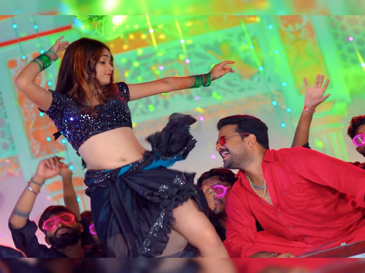 Bhojpuri New Song: 'लुंगी में भोजपुरिया डांस'...रितेश पांडे ने गरिमा ओझा संग किया ये बवाल!